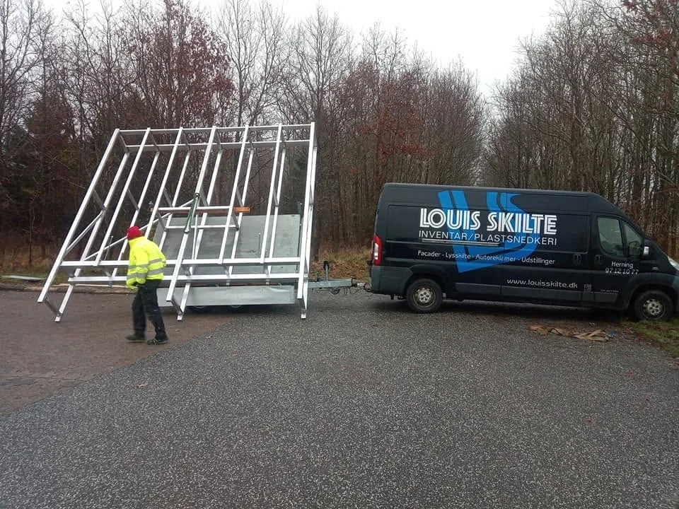 Montage af specialløsning i aluminium