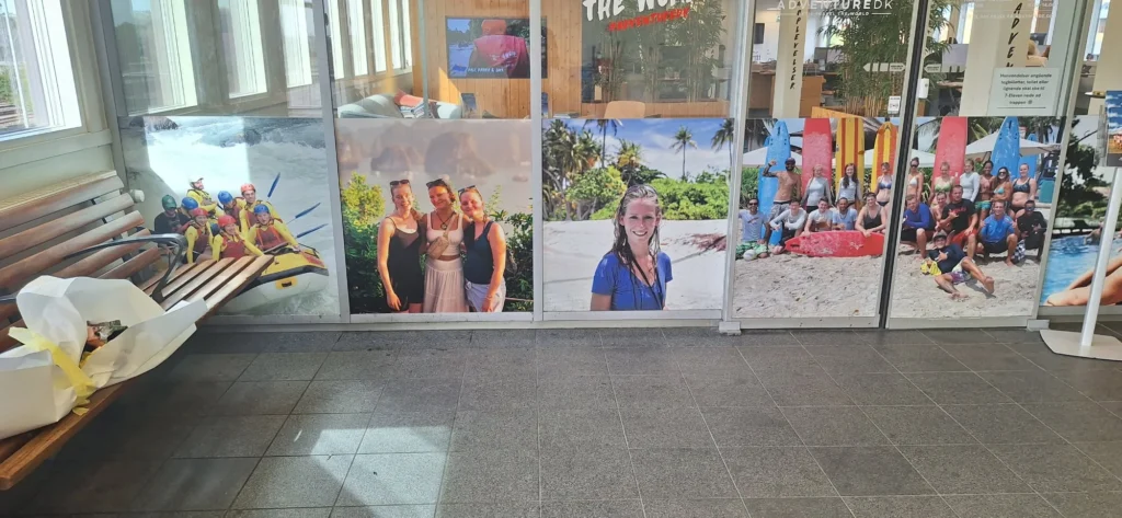 Vinduesfolie med fotoprint i stort format